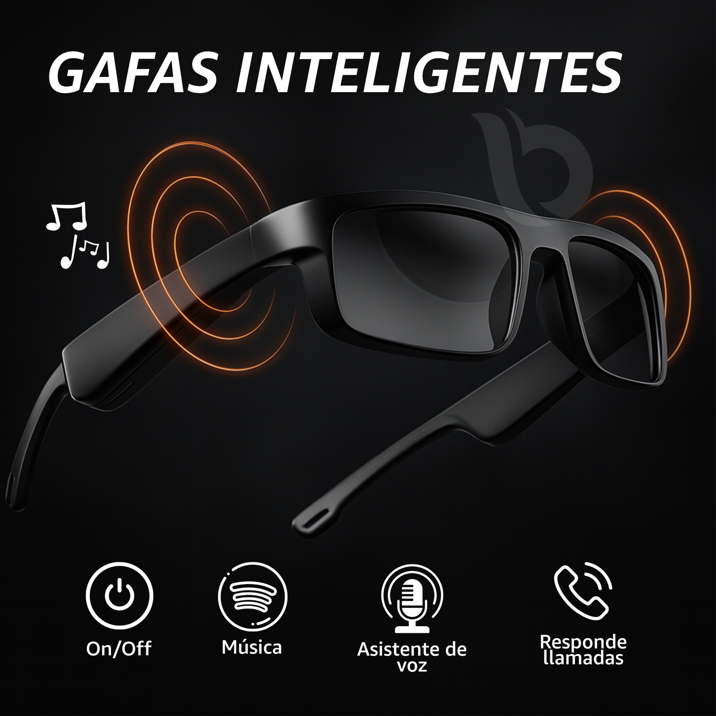 CÁMARA DEPORTIVA + GAFAS CON PARLANTE BLUETOOTH®