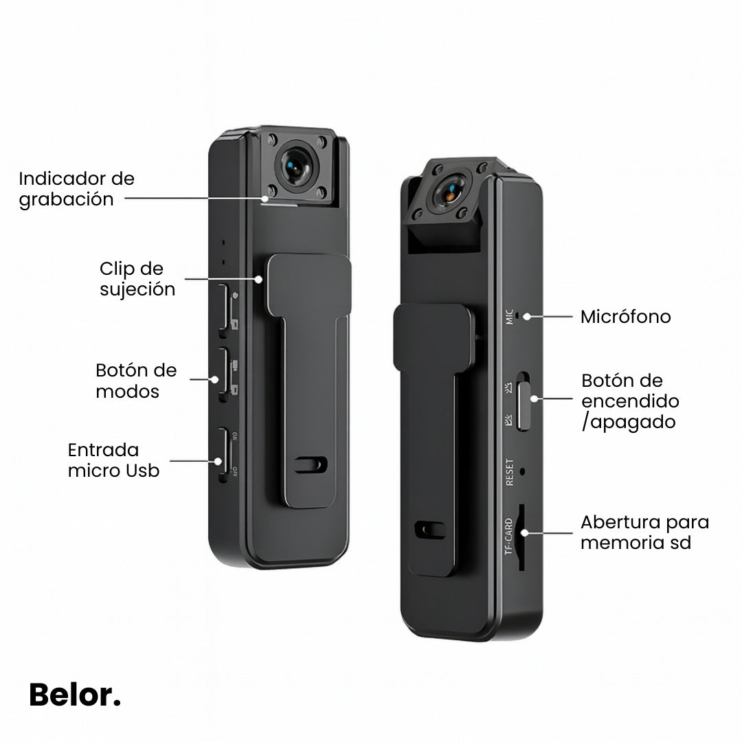 Cámara deportiva VisionPro 4K